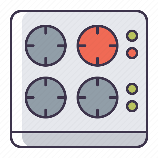 Cook, hot stove, stove, stovetop icon - Download on Iconfinder