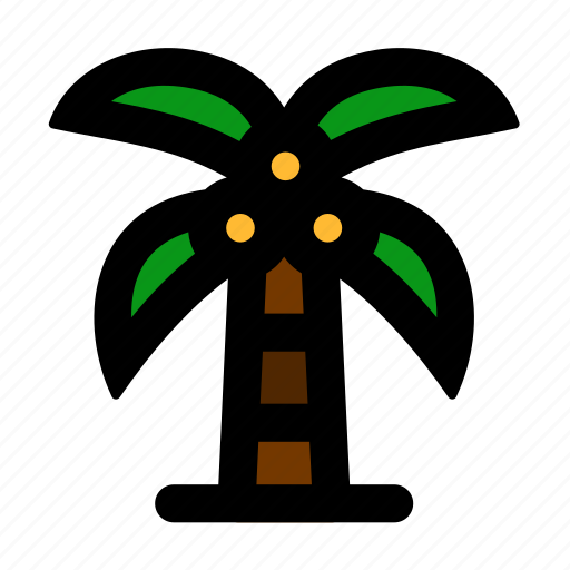 Coconut, tree, forest, jungle icon - Download on Iconfinder