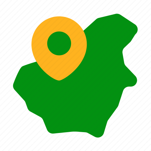 Kalimantan, pin, forest, jungle icon - Download on Iconfinder