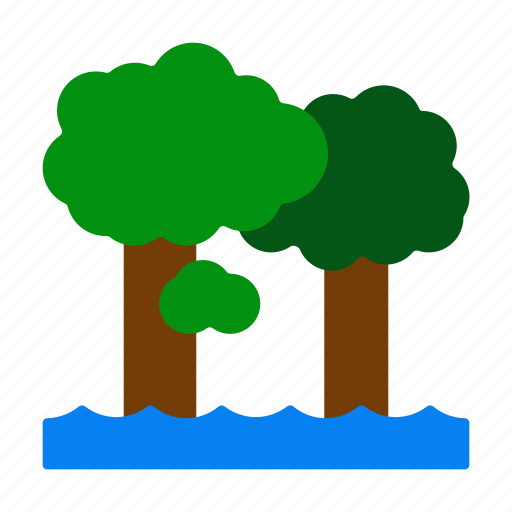 Swamp, water, forest, jungle icon - Download on Iconfinder