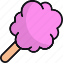 cotton candy, confection, dessert, snack, street food, sweet
