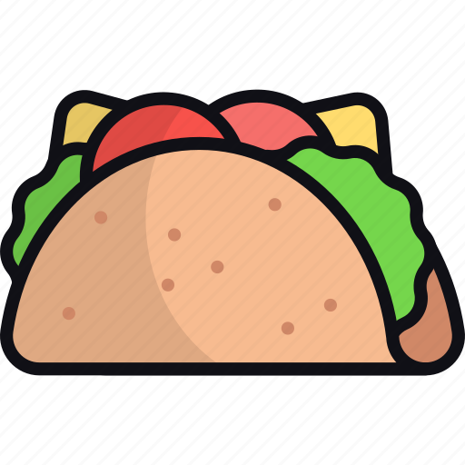 Taco, mexican food, fast food, takeaway, tortilla, culinary icon - Download on Iconfinder