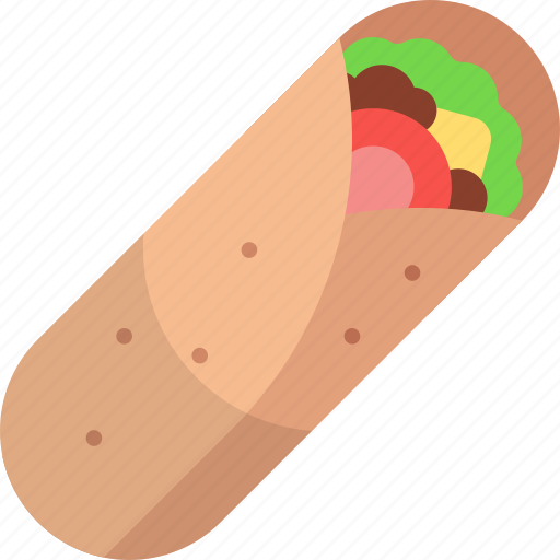 Burrito, fast food, mexican food, tortilla, culinary icon - Download on Iconfinder