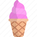 ice cream, dessert, gelato, sweet, summer, cone