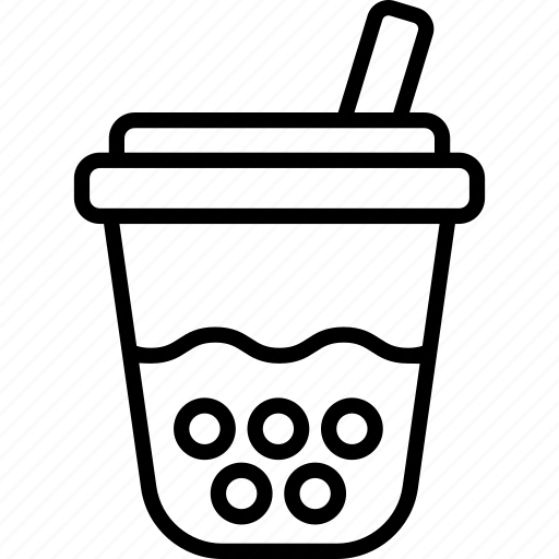 Bubble tea, beverage, drink, boba, iced tea, plastic cup icon - Download on Iconfinder