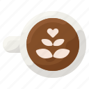 drink, coffee, latte, cup, cafe, breakfast, mug 