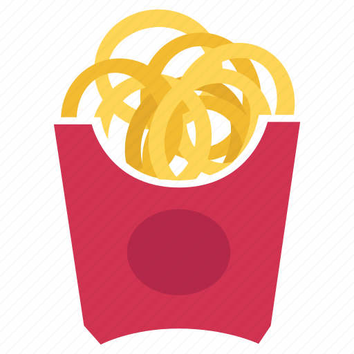 Food, junk food, lunch, mcdonald, meal, onion ring, snack icon - Download on Iconfinder