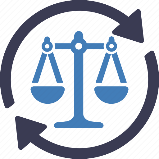 Legal process, lawyer, law, judgement, justice, order, scale icon - Download on Iconfinder