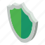 badge, cartoon, frame, green, internet, isometric, shield 