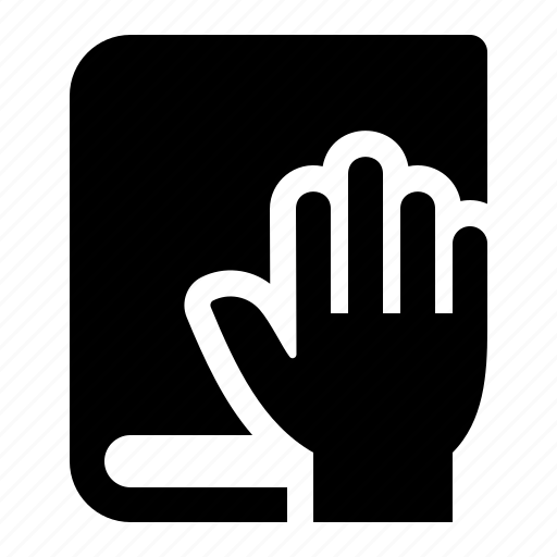 Oath, swear, promise, hand, book, honesty icon - Download on Iconfinder
