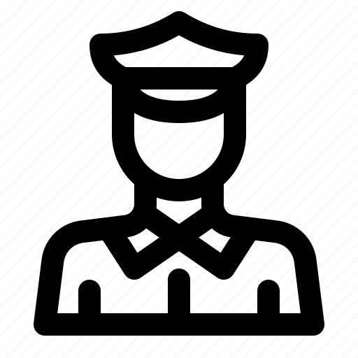 Police, man, law, enforcement, avatar, cop, officer icon - Download on Iconfinder