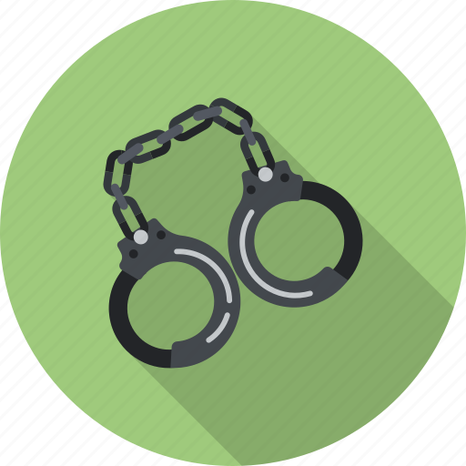 Chain, manacles, arrest, hand cuffus, justice, law, prison icon - Download on Iconfinder