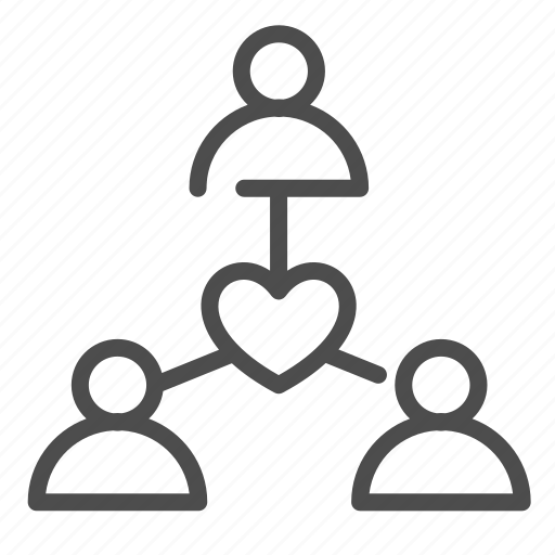 People, heart, happy, team, group, donation, love icon - Download on Iconfinder