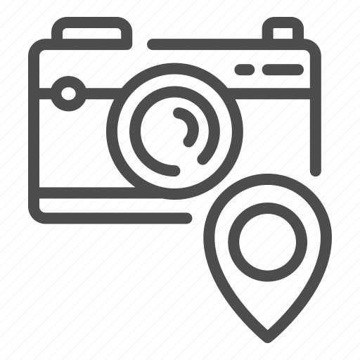 Camera, photo, digital, retro, location, device, pointer icon - Download on Iconfinder