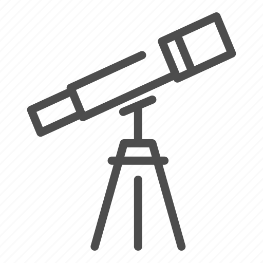 Telescope, spyglass, glass, lens, tripod, stand, space icon - Download on Iconfinder