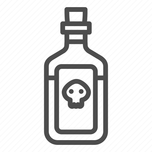 Poison, danger, dangerous, death, bottle, glass, drink icon - Download on Iconfinder