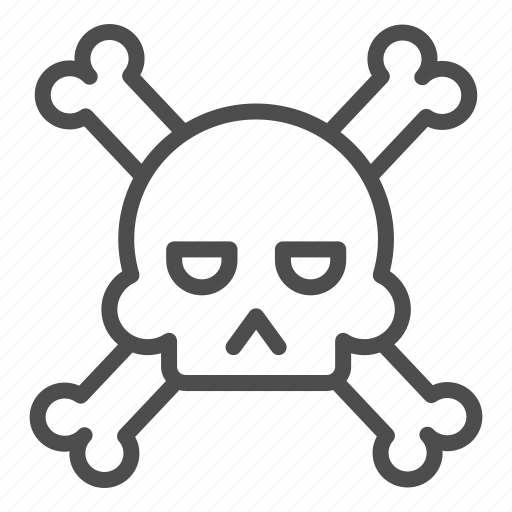 Skull, death, pirate, head, bone, skeleton, dead icon - Download on Iconfinder
