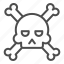 skull, death, pirate, head, bone, skeleton, dead 