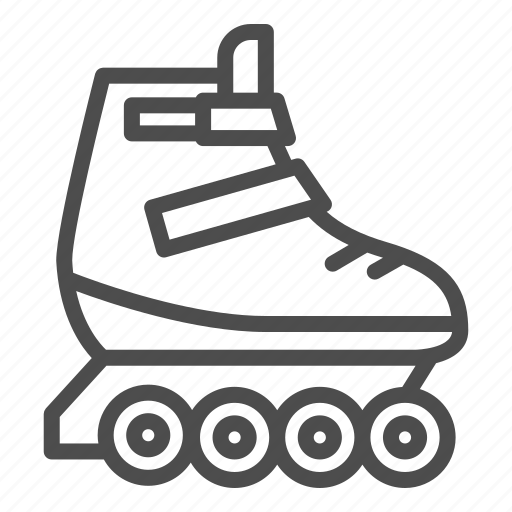 Roller, sport, skating, shoe, boot, wheel, belt icon - Download on Iconfinder
