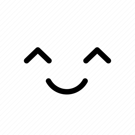 Happy, smile, emoji, kawaii, face, emotion icon - Download on Iconfinder