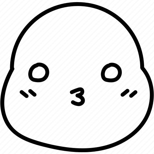 Emoji, face, kawaii, pucker icon - Download on Iconfinder