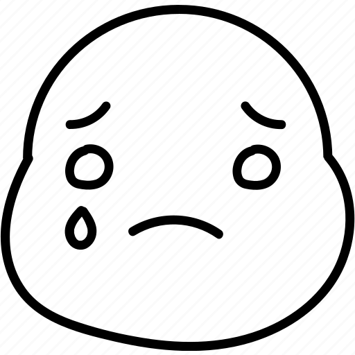 Emoji, face, kawaii, sad icon - Download on Iconfinder