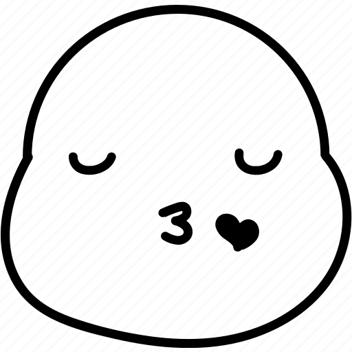 Emoji, face, kawaii, smooch icon - Download on Iconfinder