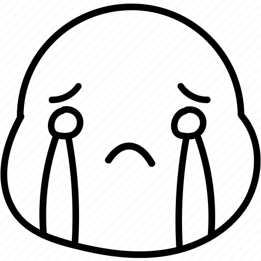 Emoji, face, kawaii, sob icon - Download on Iconfinder