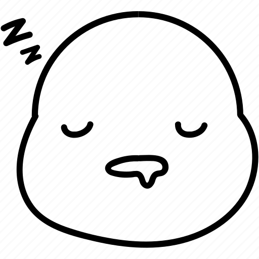 Emoji, face, kawaii, sleep icon - Download on Iconfinder