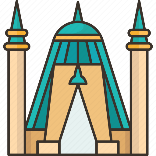 Mosque, masjid, islamic, pavlodar, kazakhstan icon - Download on Iconfinder