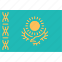 kazakhstan, flag, country, national, government