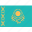 kazakhstan, flag, country, national, government 