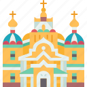 ascension, cathedral, orthodox, architecture, kazakhstan