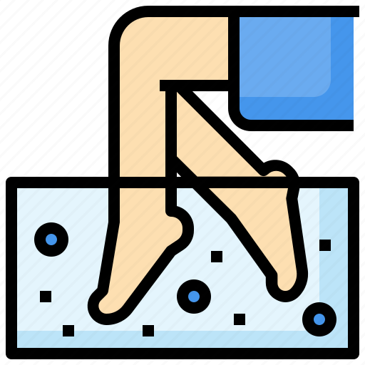 Cool, feet, foot, relax, water icon - Download on Iconfinder