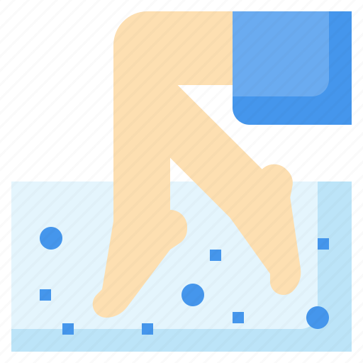 Cool, feet, foot, relax, water icon - Download on Iconfinder