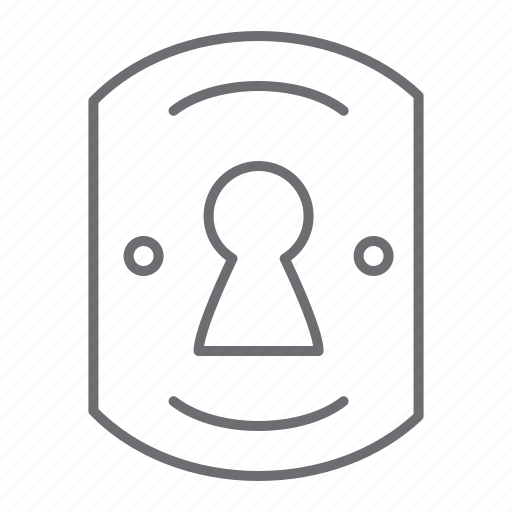 Keyhole, key, security, lock, protection icon - Download on Iconfinder