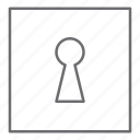 keyhole, key, lock, security, protect