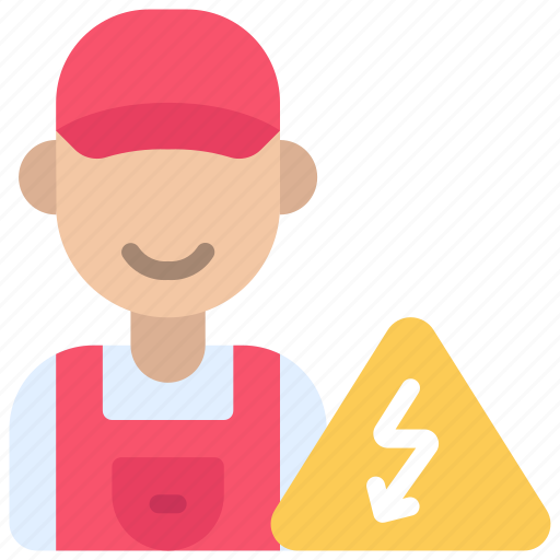 Electrician, worker, profession, job icon - Download on Iconfinder