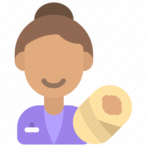 Midwife, worker, profession, job, birth, child icon - Download on Iconfinder