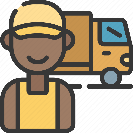 Lorry, driver, worker, profession, job icon - Download on Iconfinder