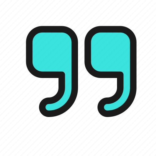 Quote, quotation, mark, dialogue, text, editing, writing icon - Download on Iconfinder