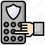 control, panel, keypad, press, electronics, finger 