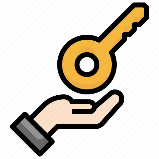 Key, rent, access, give, security icon - Download on Iconfinder