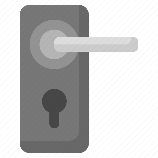 Door, handle, keylock, access, keyhole, accessibility icon - Download on Iconfinder