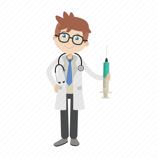 Boy, doctor, physician, syringe icon - Download on Iconfinder