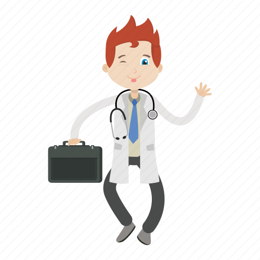 Bag, boy, doctor, kid, physician icon - Download on Iconfinder