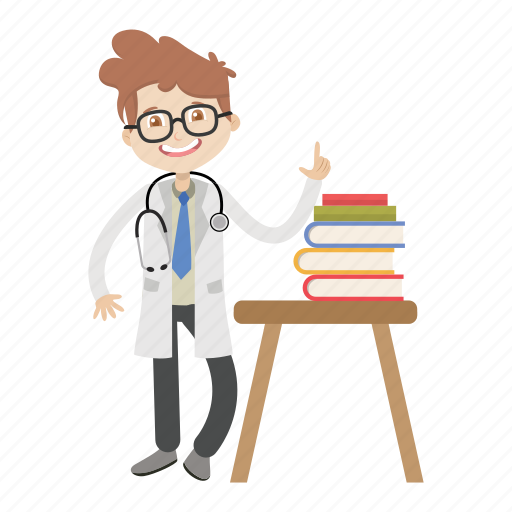 Books, boy, doctor, kid, physician icon - Download on Iconfinder