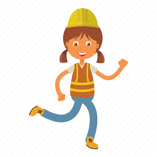Architect, engineer, girl, kid icon - Download on Iconfinder