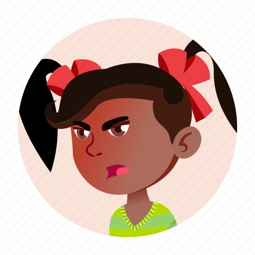 African, avatar, black, child, girl, kid icon - Download on Iconfinder