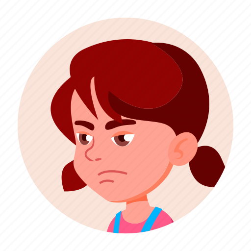 Avatar, child, emotion, expression, face, girl, kid icon - Download on Iconfinder